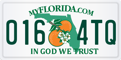 FL license plate 0164TQ
