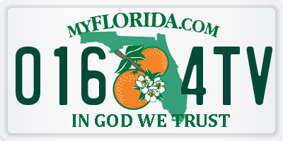 FL license plate 0164TV