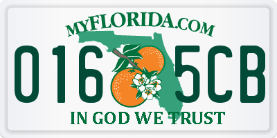 FL license plate 0165CB