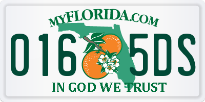 FL license plate 0165DS