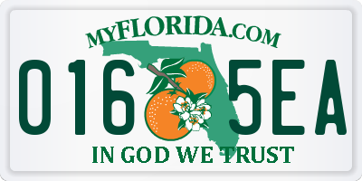FL license plate 0165EA