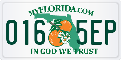 FL license plate 0165EP