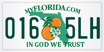 FL license plate 0165LH