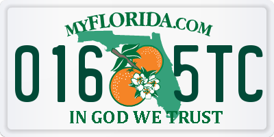 FL license plate 0165TC
