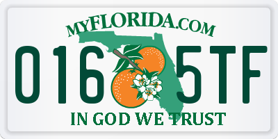 FL license plate 0165TF