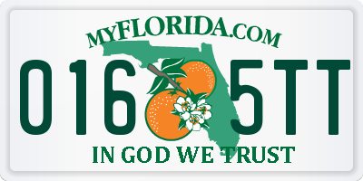FL license plate 0165TT
