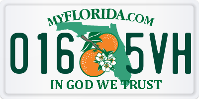FL license plate 0165VH