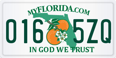 FL license plate 0165ZQ