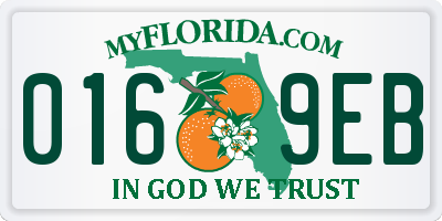 FL license plate 0169EB