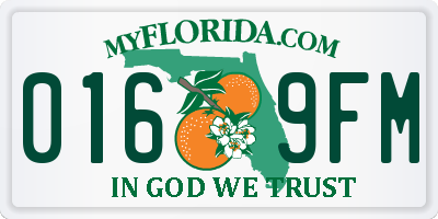FL license plate 0169FM