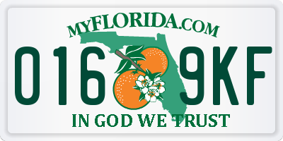 FL license plate 0169KF