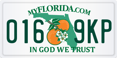 FL license plate 0169KP