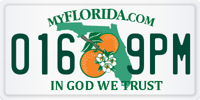 FL license plate 0169PM