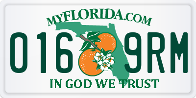 FL license plate 0169RM