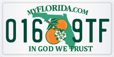 FL license plate 0169TF