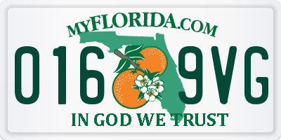 FL license plate 0169VG