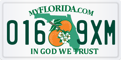 FL license plate 0169XM