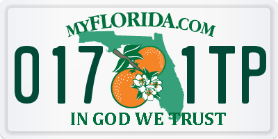 FL license plate 0171TP
