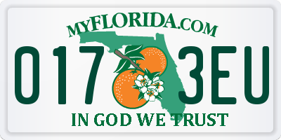 FL license plate 0173EU