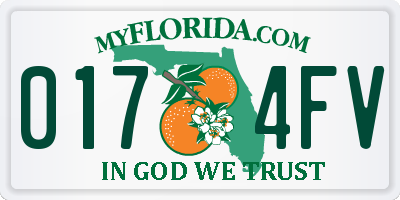 FL license plate 0174FV