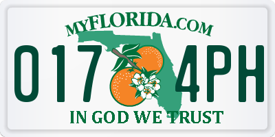 FL license plate 0174PH