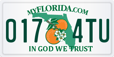FL license plate 0174TU
