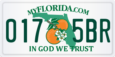 FL license plate 0175BR