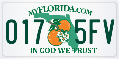 FL license plate 0175FV