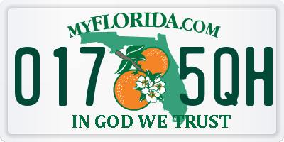 FL license plate 0175QH