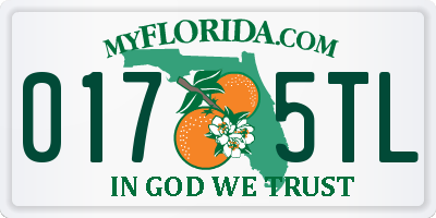 FL license plate 0175TL