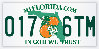 FL license plate 0176TM