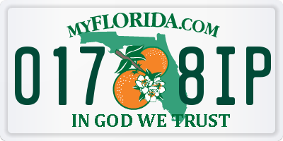 FL license plate 0178IP