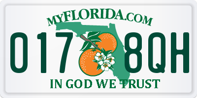FL license plate 0178QH