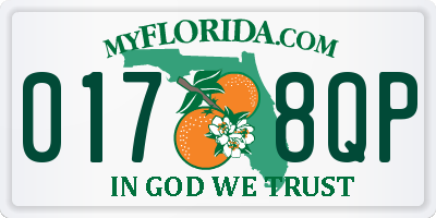 FL license plate 0178QP