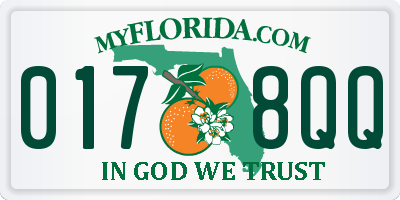 FL license plate 0178QQ