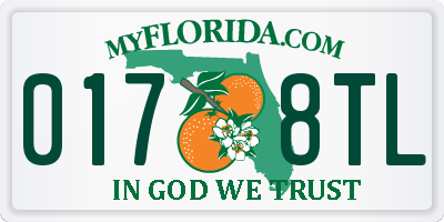 FL license plate 0178TL