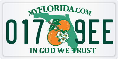 FL license plate 0179EE