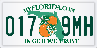 FL license plate 0179MH