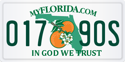 FL license plate 0179OS