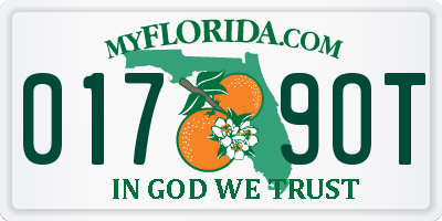 FL license plate 0179OT