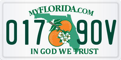 FL license plate 0179OV