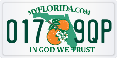 FL license plate 0179QP