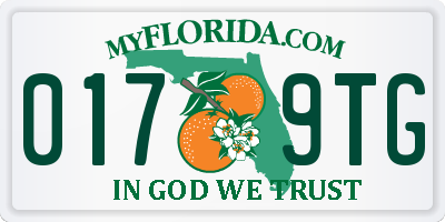 FL license plate 0179TG