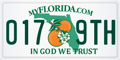 FL license plate 0179TH