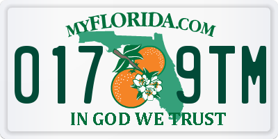 FL license plate 0179TM
