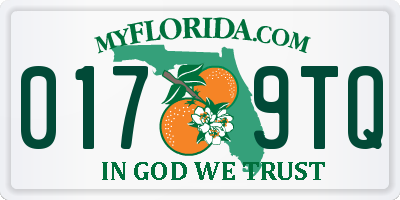 FL license plate 0179TQ