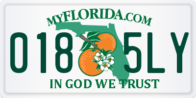 FL license plate 0185LY
