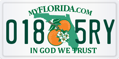 FL license plate 0185RY