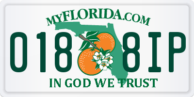 FL license plate 0188IP