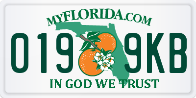 FL license plate 0199KB